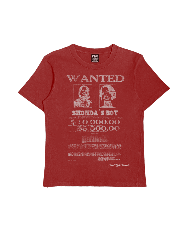 Wanted - Tee (red/white)